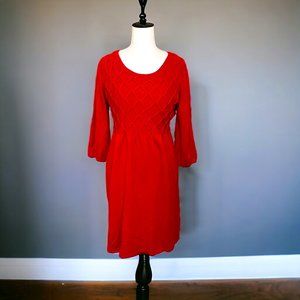 Alyx Red Rust Sweater Dress with X detail stitching size L